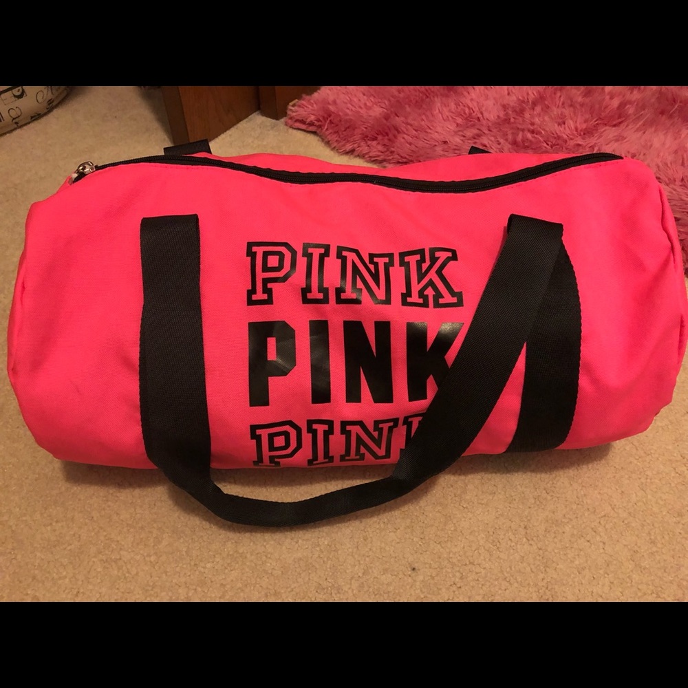 Small PINK Victoria’s Secret Duffel Bag